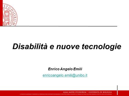 Disabilità e nuove tecnologie