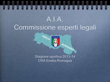 A.I.A. Commissione esperti legali