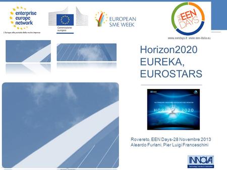 Horizon2020 EUREKA, EUROSTARS