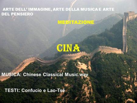 CINA MUSICA: Chinese Classical Music.way TESTI: Confucio e Lao-Tsé