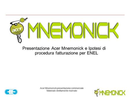 Acer Mnemonick presentazione commerciale