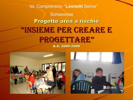 Ist. Comprensivo “Leonetti Senior”