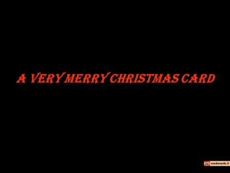 A Very Merry Christmas Card Merry Xmas Primo, clicca la stella sopra lalbero di natale e falla splendere!!