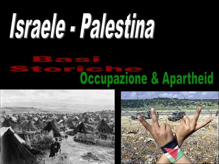 Occupazione & Apartheid