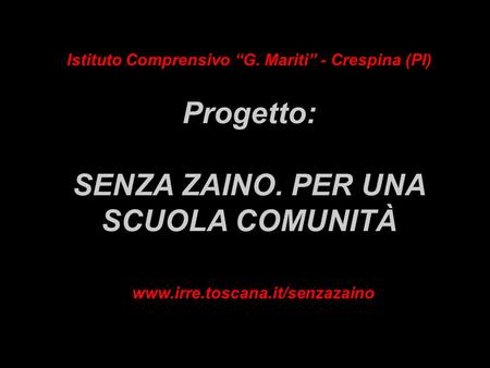 Istituto Comprensivo “G. Mariti” - Crespina (PI)