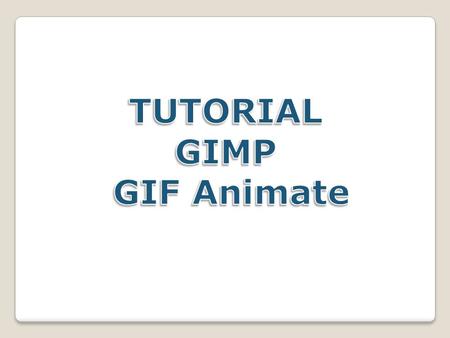 Scaricare GIMP dal sito  Installare sul proprio PC.