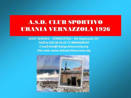 A.S.D. CLUB SPORTIVO URANIA VERNAZZOLA 1926
