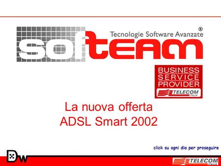 La nuova offerta ADSL Smart 2002