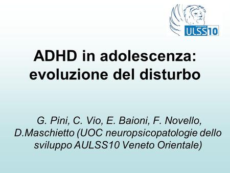ADHD in adolescenza: evoluzione del disturbo