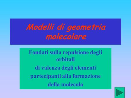 Modelli di geometria molecolare