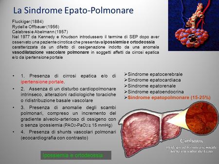 La Sindrome Epato-Polmonare