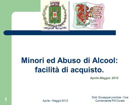 Minori ed Abuso di Alcool: facilità di acquisto.