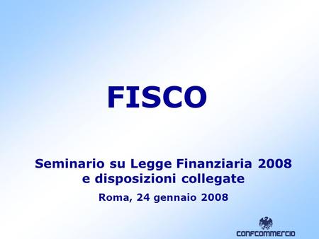 Legge finanziaria 2008