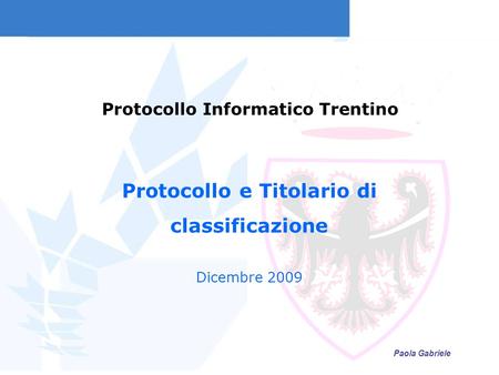 Protocollo Informatico Trentino