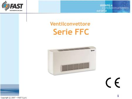 Ventilconvettore Serie FFC
