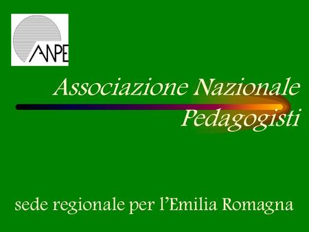 Associazione Nazionale Pedagogisti