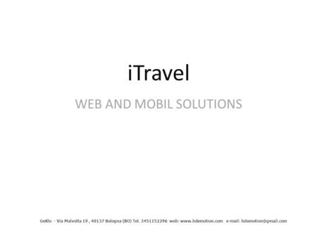 WEB AND MOBIL SOLUTIONS