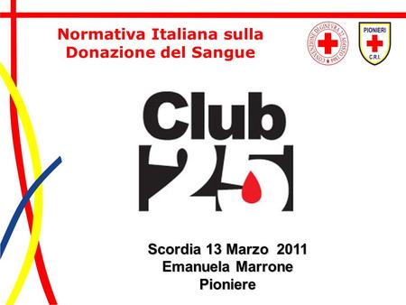 Normativa Italiana sulla Donazione del Sangue
