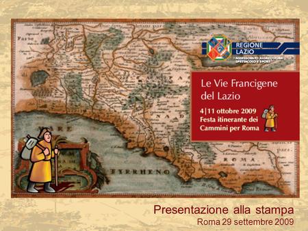 Presentazione alla stampa Roma 29 settembre 2009.