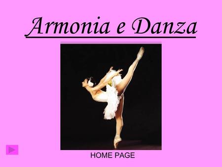 Armonia e Danza HOME PAGE.