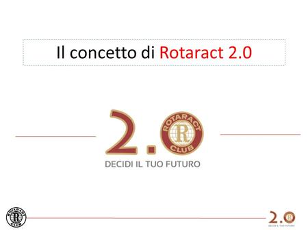 Il concetto di Rotaract 2.0. Fasi progettuali - Spazio verde da 10 mq - Localizzazione urbana/città - Costo da 300 - Punti di forza: sostenibilità,