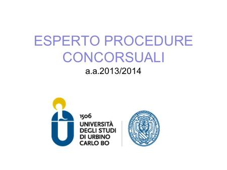 ESPERTO PROCEDURE CONCORSUALI a.a.2013/2014
