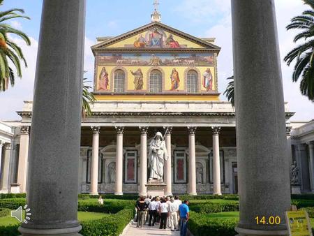 14.00 Settimana di preghiera Benedetto XVI ha dedicato lomelia dei Vespri della Festa della Conversione di San Paolo 25 gennaio 2013 alla Basilica.
