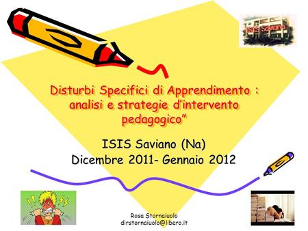 ISIS Saviano (Na) Dicembre Gennaio 2012
