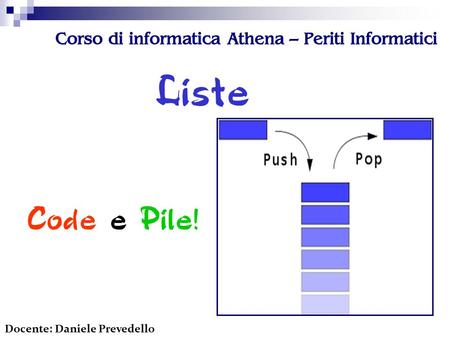 Corso di informatica Athena – Periti Informatici