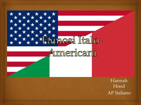Famosi Italo-Americani