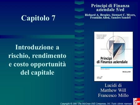 Principi di Finanza aziendale 5/ed