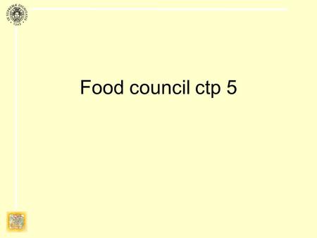 Food council ctp 5. Premessa: il Piano del cibo …Il nostro obiettivo è quello di contribuire alla costruzione di un modello di città in grado di garantire.