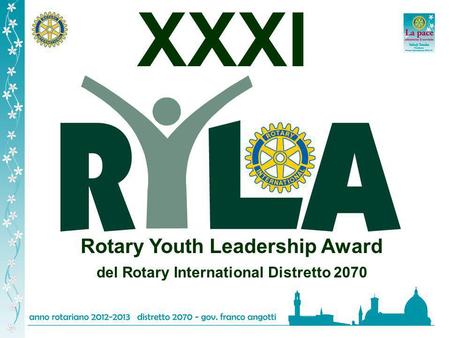 Rotary Youth Leadership Award