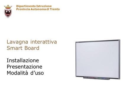 Lavagna interattiva Smart Board Installazione Presentazione