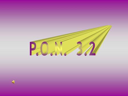 P.O.N. 3.2.