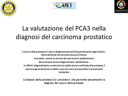 La valutazione del PCA3 nella diagnosi del carcinoma prostatico