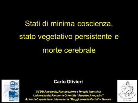 Carlo Olivieri SCDU Anestesia, Rianimazione e Terapia Intensiva