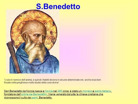 S.Benedetto S.Benedetto.