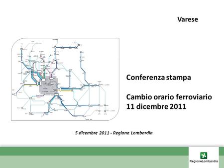 Conferenza stampa Cambio orario ferroviario 11 dicembre 2011