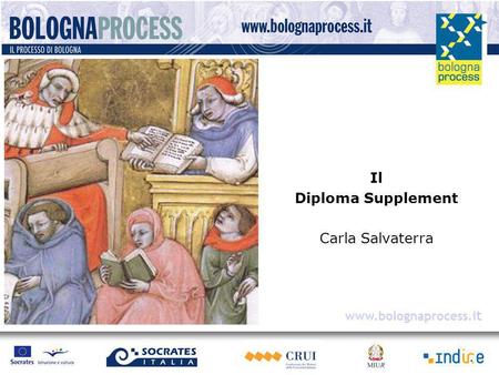 Il Diploma Supplement Carla Salvaterra
