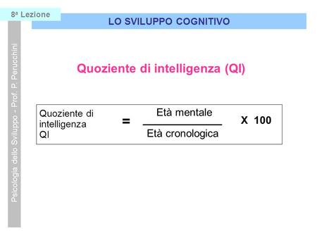 Quoziente di intelligenza (QI)
