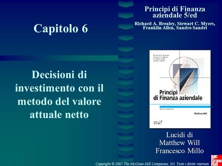 Principi di Finanza aziendale 5/ed