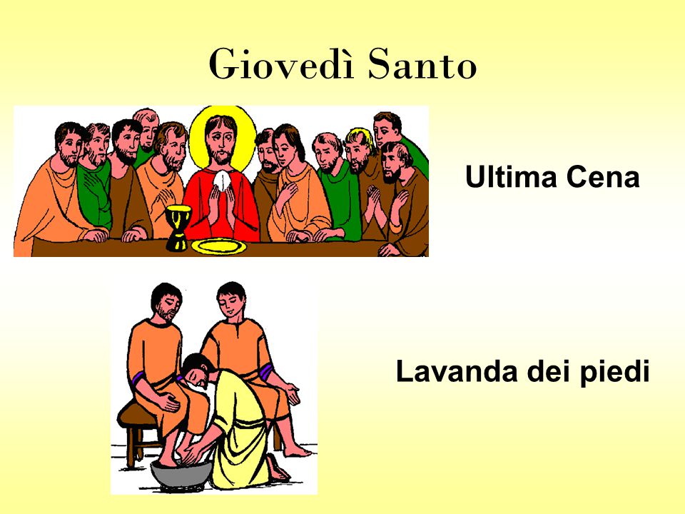 Risultati immagini per giovedì santo 2018