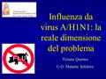 Influenza da virus A/H1N1: la reale dimensione del problema Tiziana Quirino U.O. Malattie Infettive.