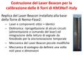 Costruzione del Laser Beacon per la calibrazione delle 8 Torri di KM3NeT-Italy Replica del Laser Beacon installato alla base della Torre di Nemo-Fase2: