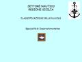 CLASSIFICAZIONE DELLE NUVOLE SETTORE NAUTICO REGIONE SICILIA Specialità di Osservatore meteo.