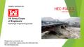 HEC-FIA 2.2 ( flood impact analysis) Modello realizzato da: Programma scaricabile da:  fia/downloads.aspx.