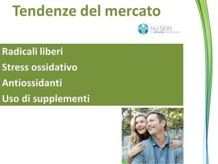 Tendenze del mercato Radicali liberi Stress ossidativo Antiossidanti Uso di supplementi.