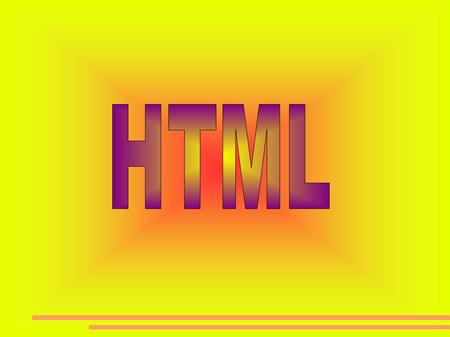 H T M L Hyper Text Markup Language L' HTML è un linguaggio di markup usato per la creazione di documenti ipertestuali sotto forma di pagine web.