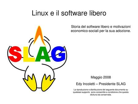 Linux e il software libero